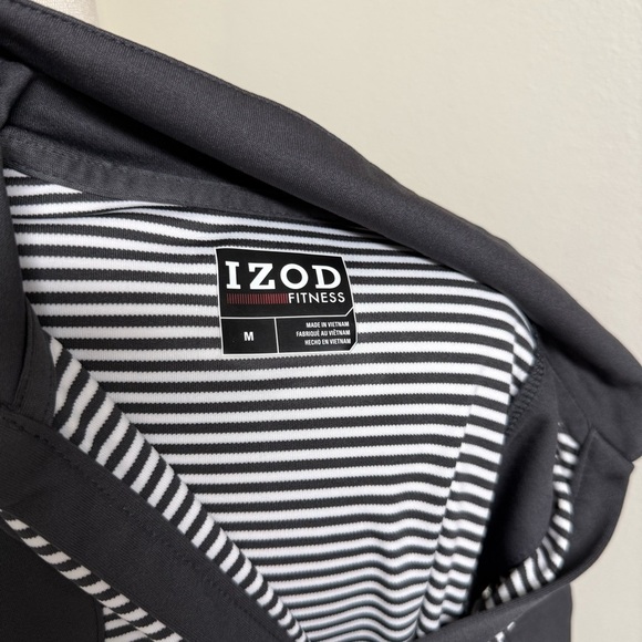 Brand New Izod Black and White Striped Tank Top Women’s Size Medium - Picture 5 of 7